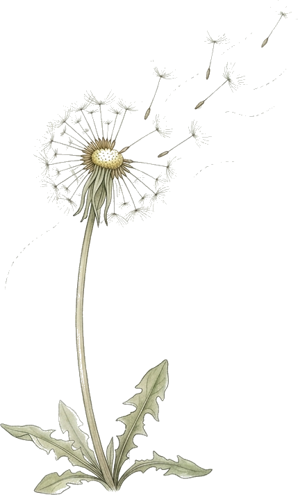 Botanische Pusteblume – PUSTERUM Atem- und Körpertherapie